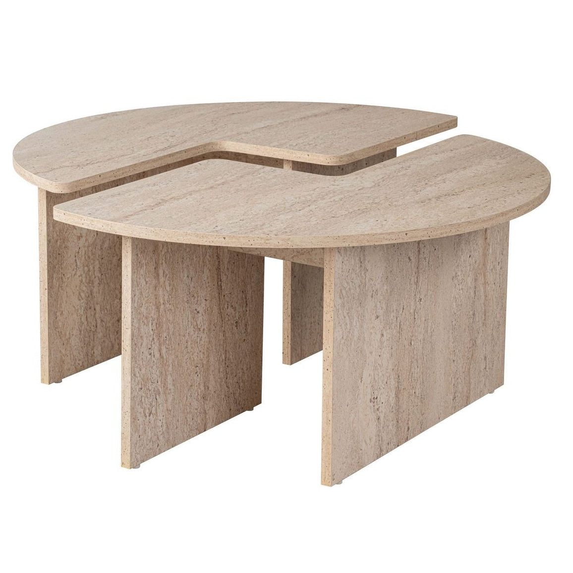 Salma Soffbord Travertine