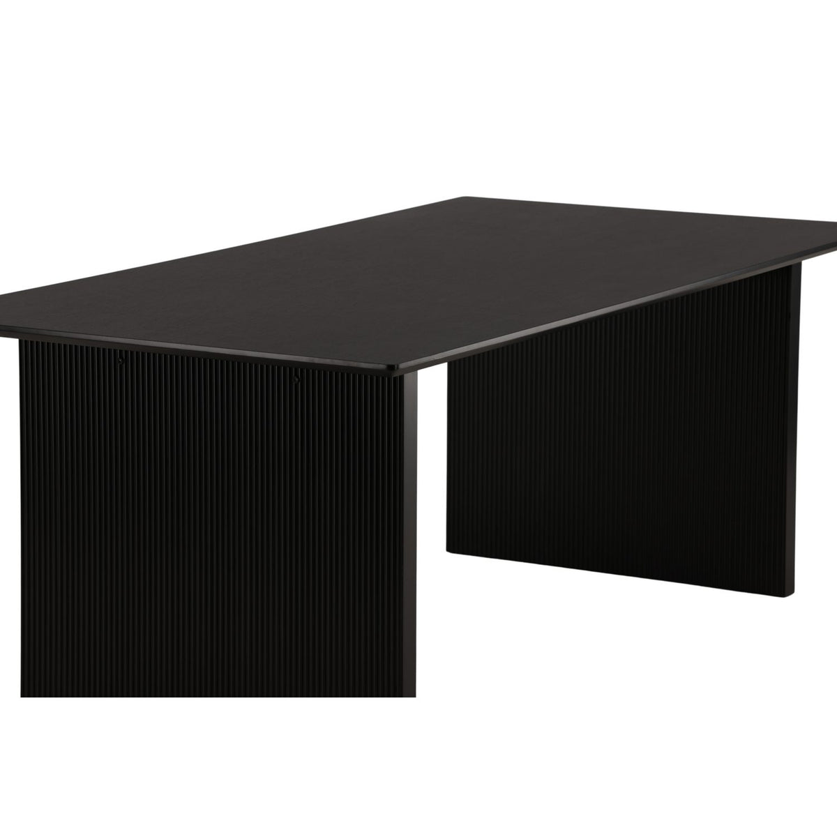 Vail Rektangulärt matbord Svart, MDF, 200 x 100