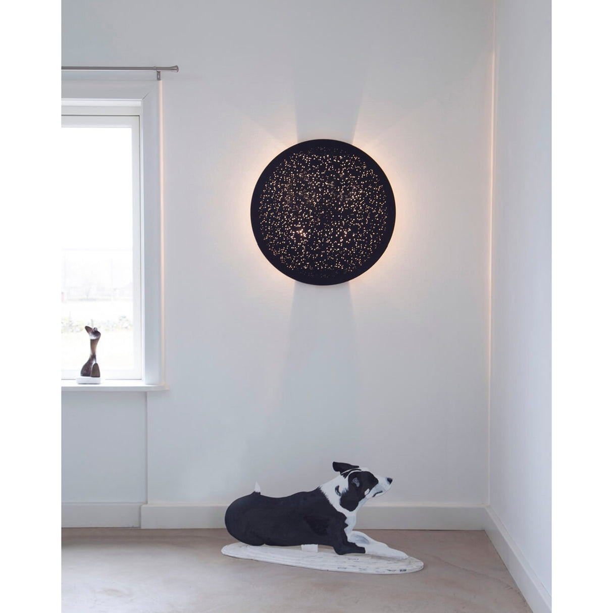 Colby Vägglampa Sandsvart