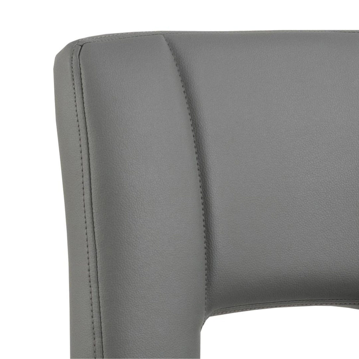 Strasbourg Barstol PU Grå