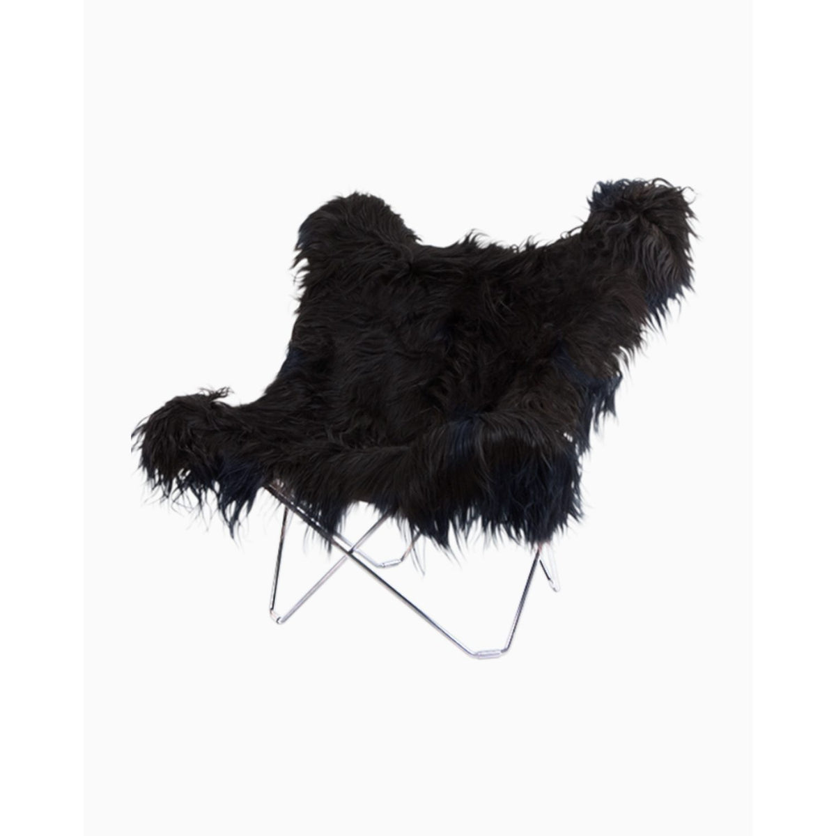 Iceland Mariposa Fåtölj Krom, Wild Black