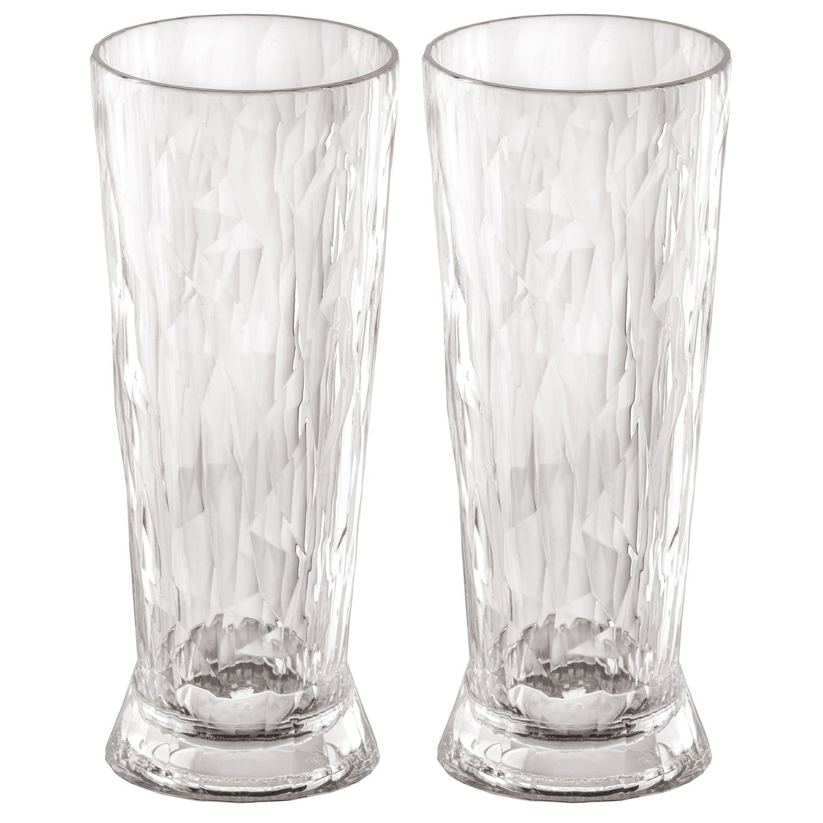 Superglas club no.10 plast 30 cl crystal clear 2-pack Ölglas