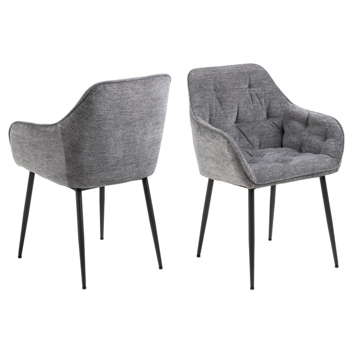 Toulon Karmstol Skyland tyg Antracit