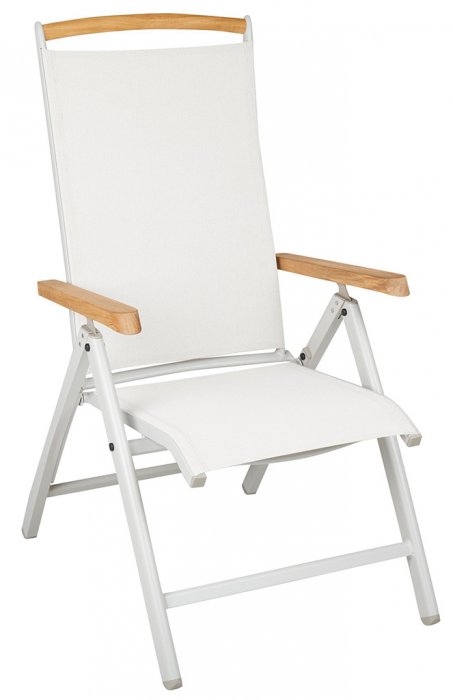 Andy Positionsstol Light Grey/Teak