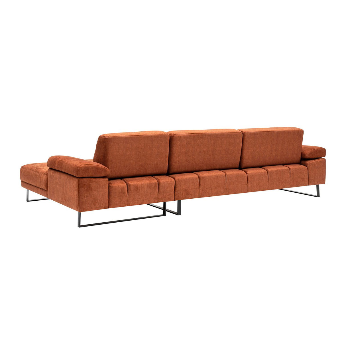 Windhoek Small (178 x 100 x 155 cm) Orange Hörnsoffa Höger