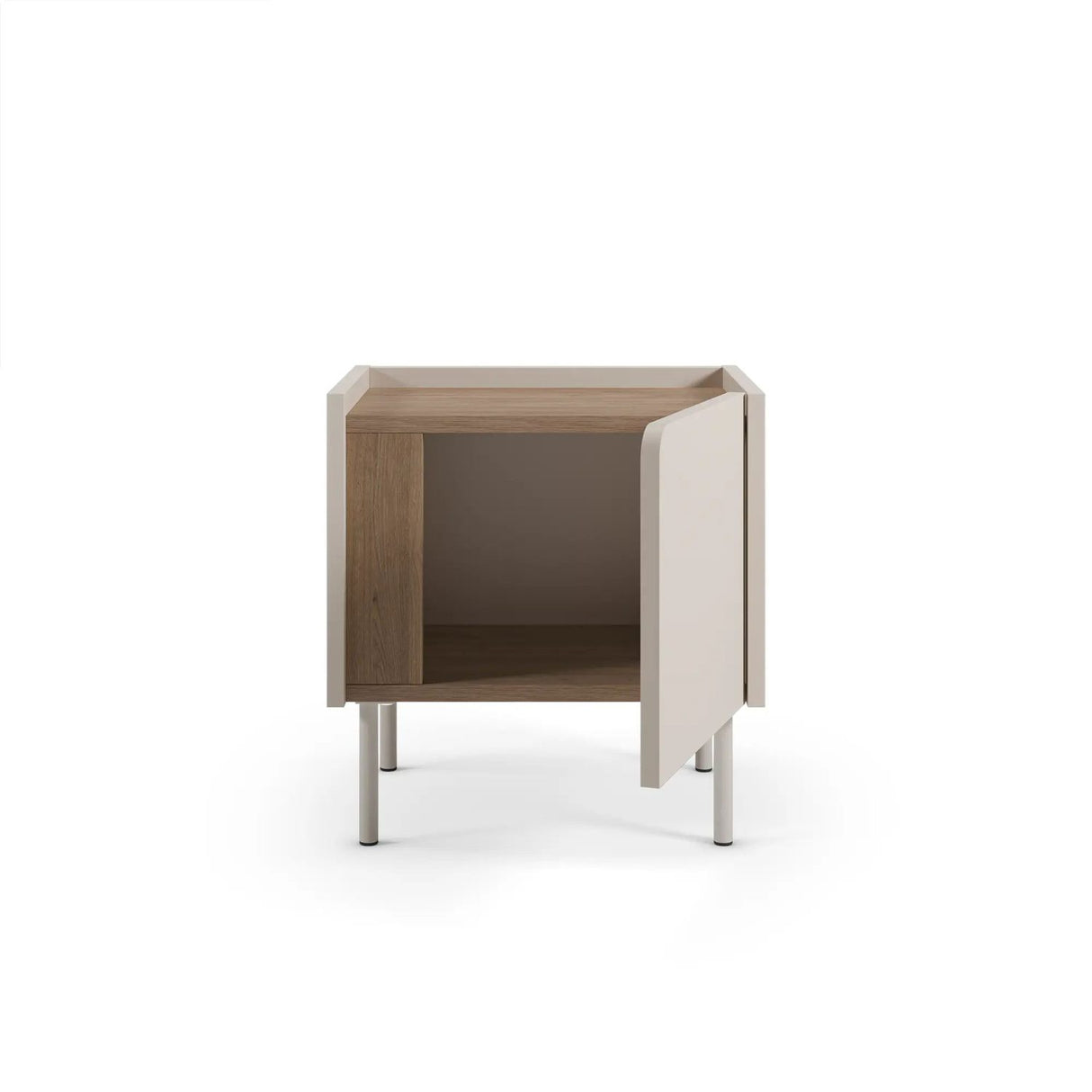 Lucile (45,5 x 47,8 x 35 cm) Nattduksbord Naturlig ek sandsten