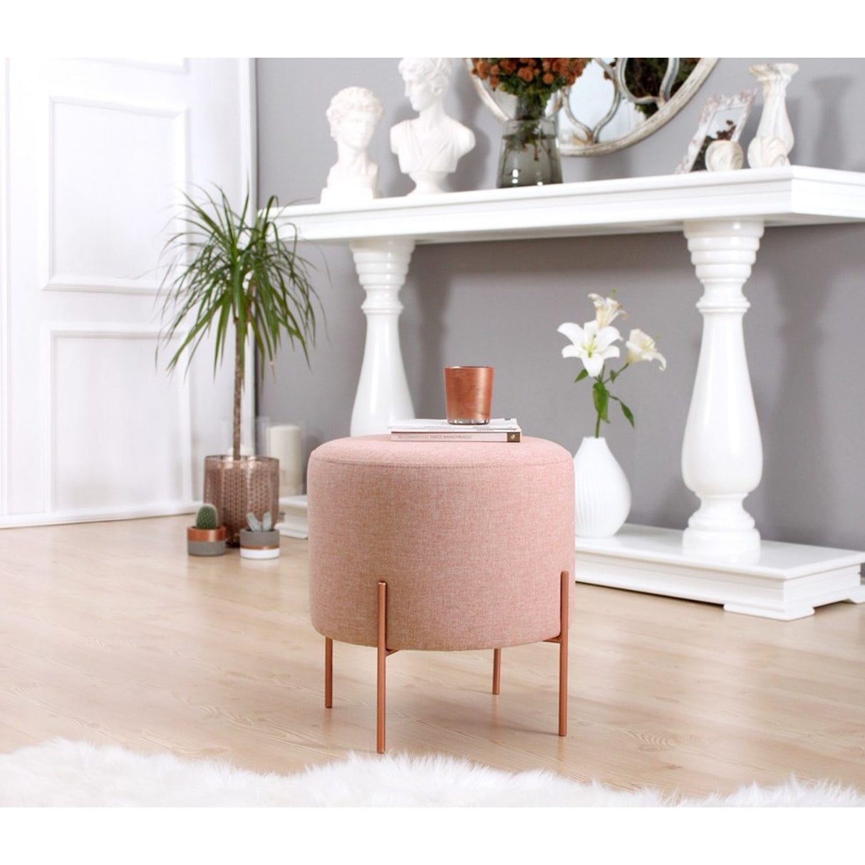 Copper 44 (45 x 47 cm) Rosa Puff