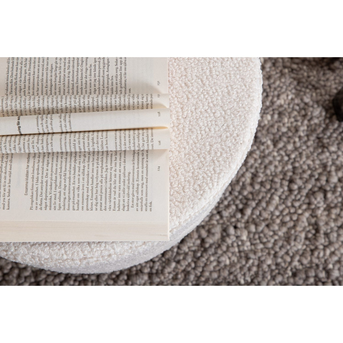 Pot Puff Svart, Polyester teddy