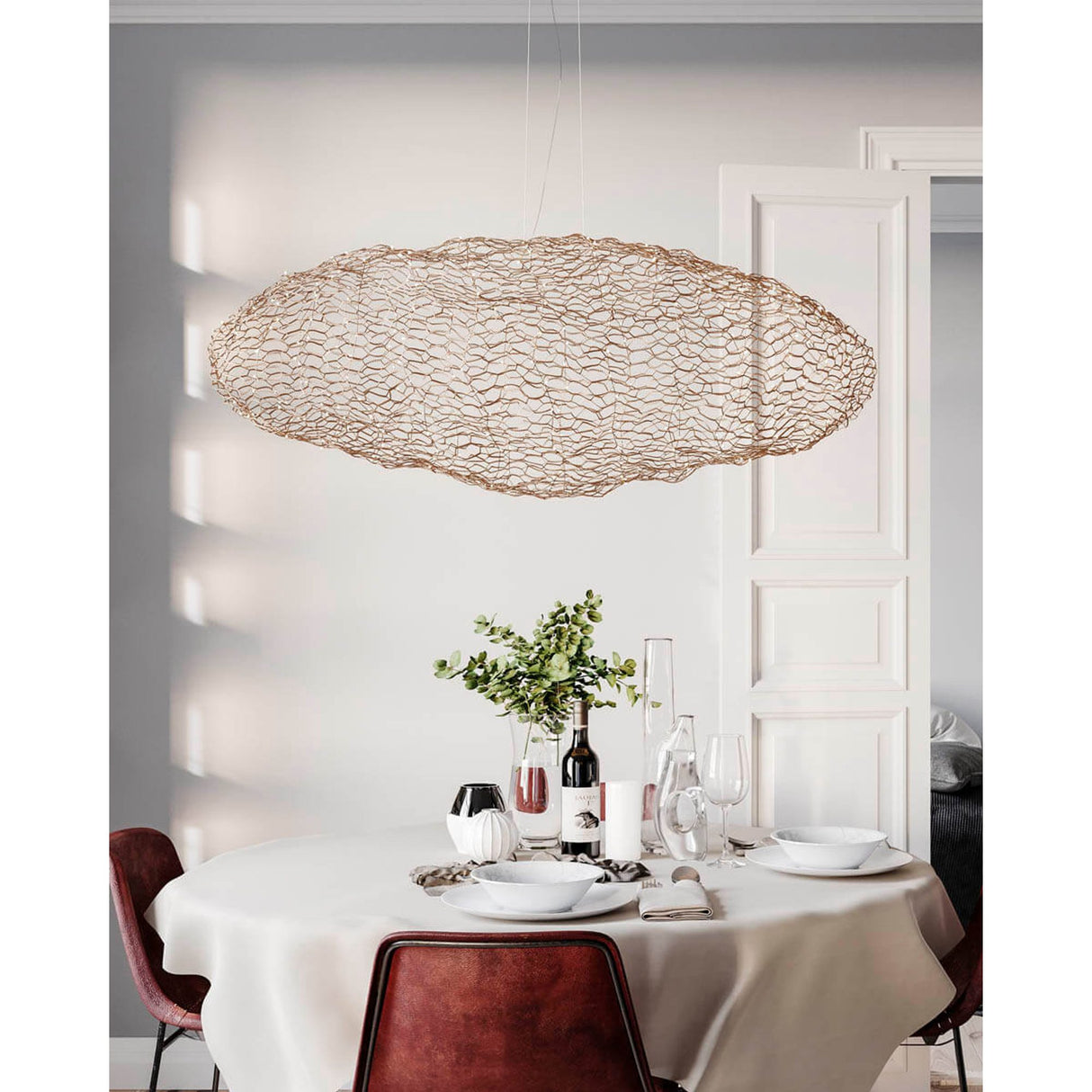 Hayden Taklampa 115 cm Guld