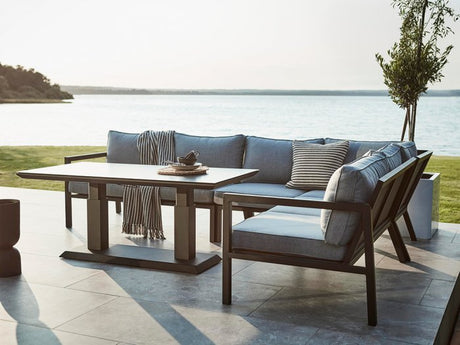 Belfort Hörnsoffa Svart/Grå