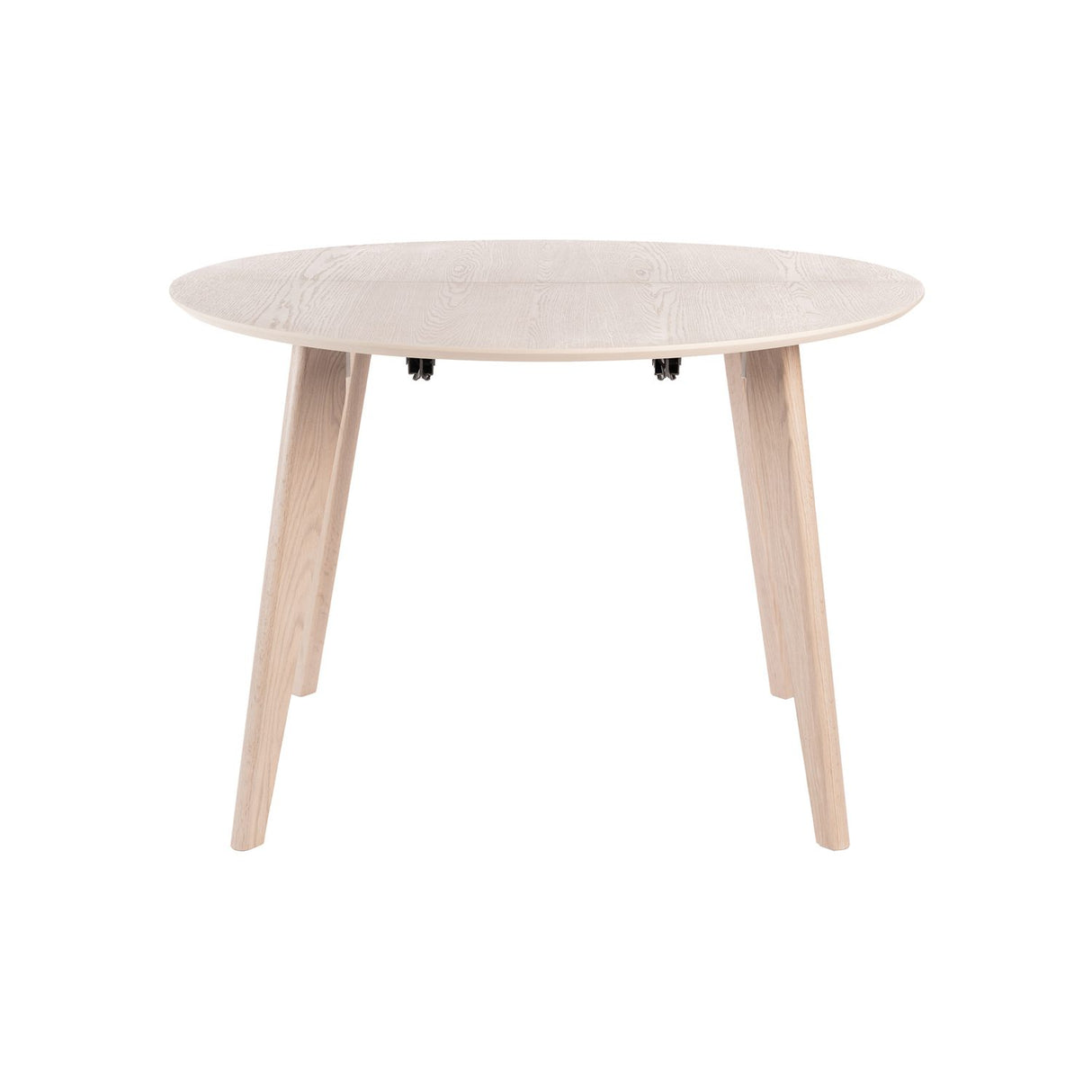 Sagene Matbord Vitpigmenterad Lackad Ekfaner, 110 cm