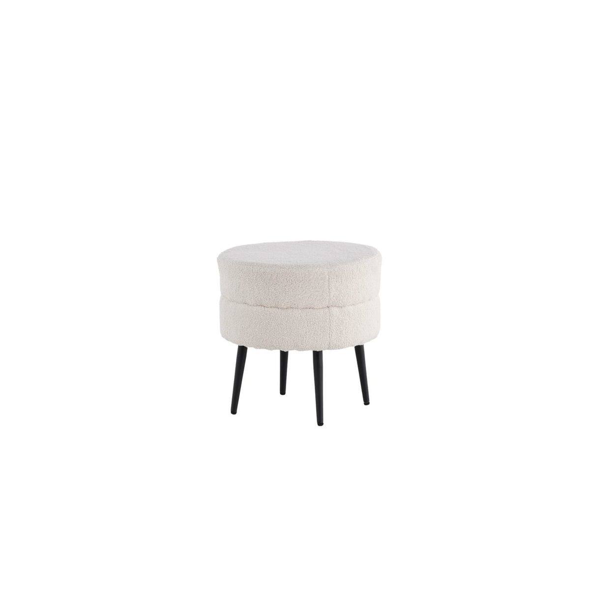 Pot Puff Svart, Polyester teddy