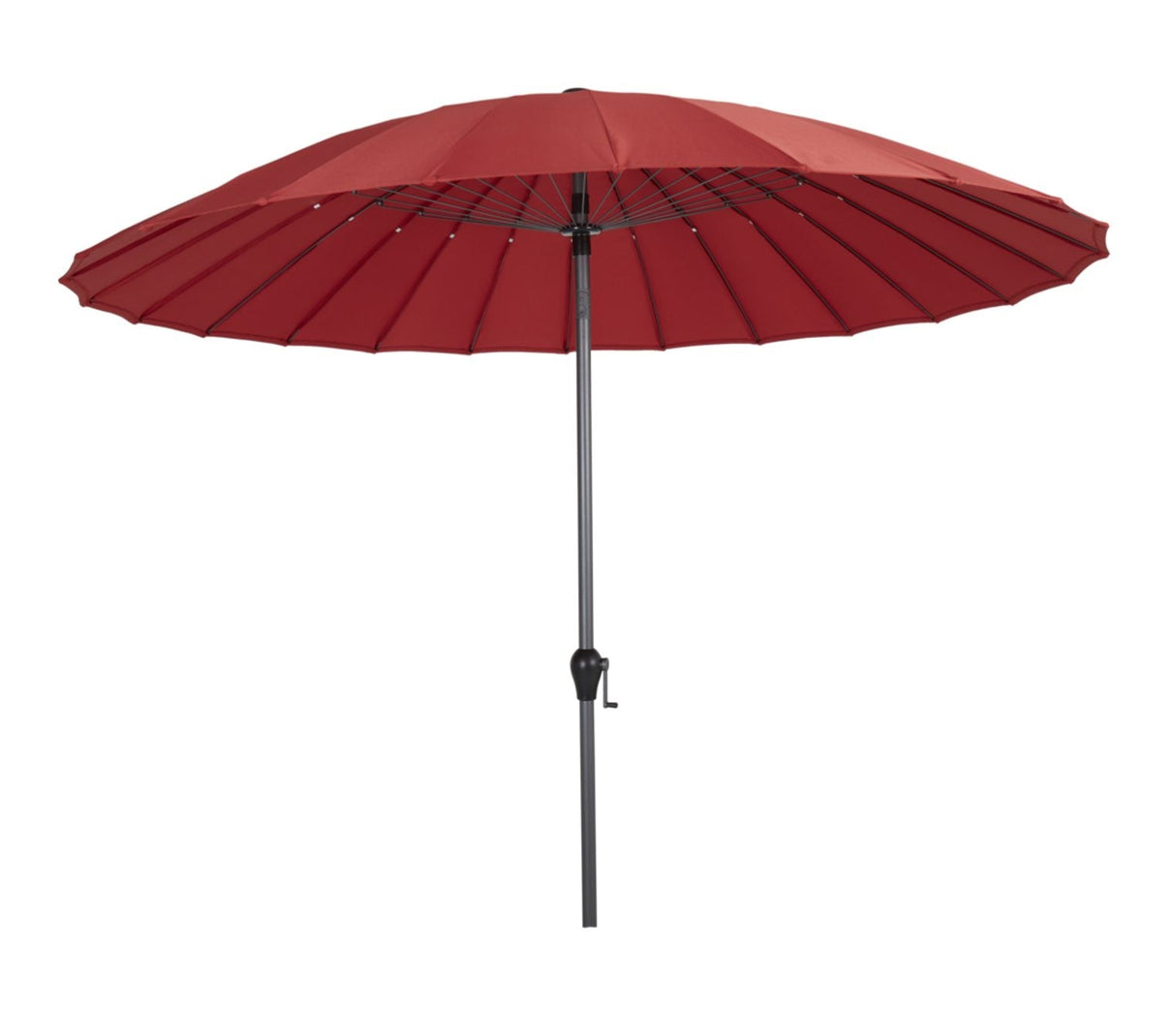 Shanghai Parasoll 2,7 m Antracit/Röd