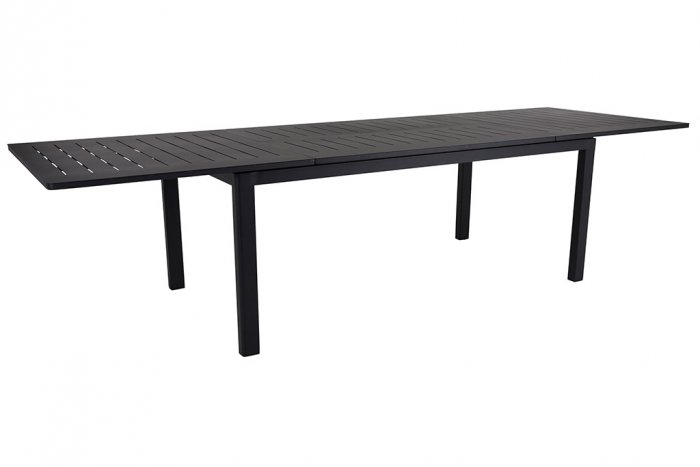 Lomma Matbord 100x194-312 cm Svart