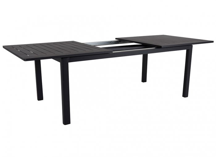 Lomma Matbord 100x194-312 cm Svart