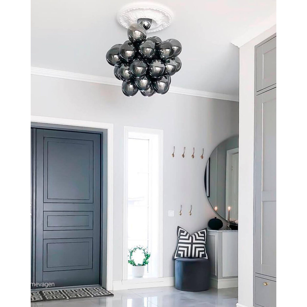 Gross Grande Taklampa Rökgrå