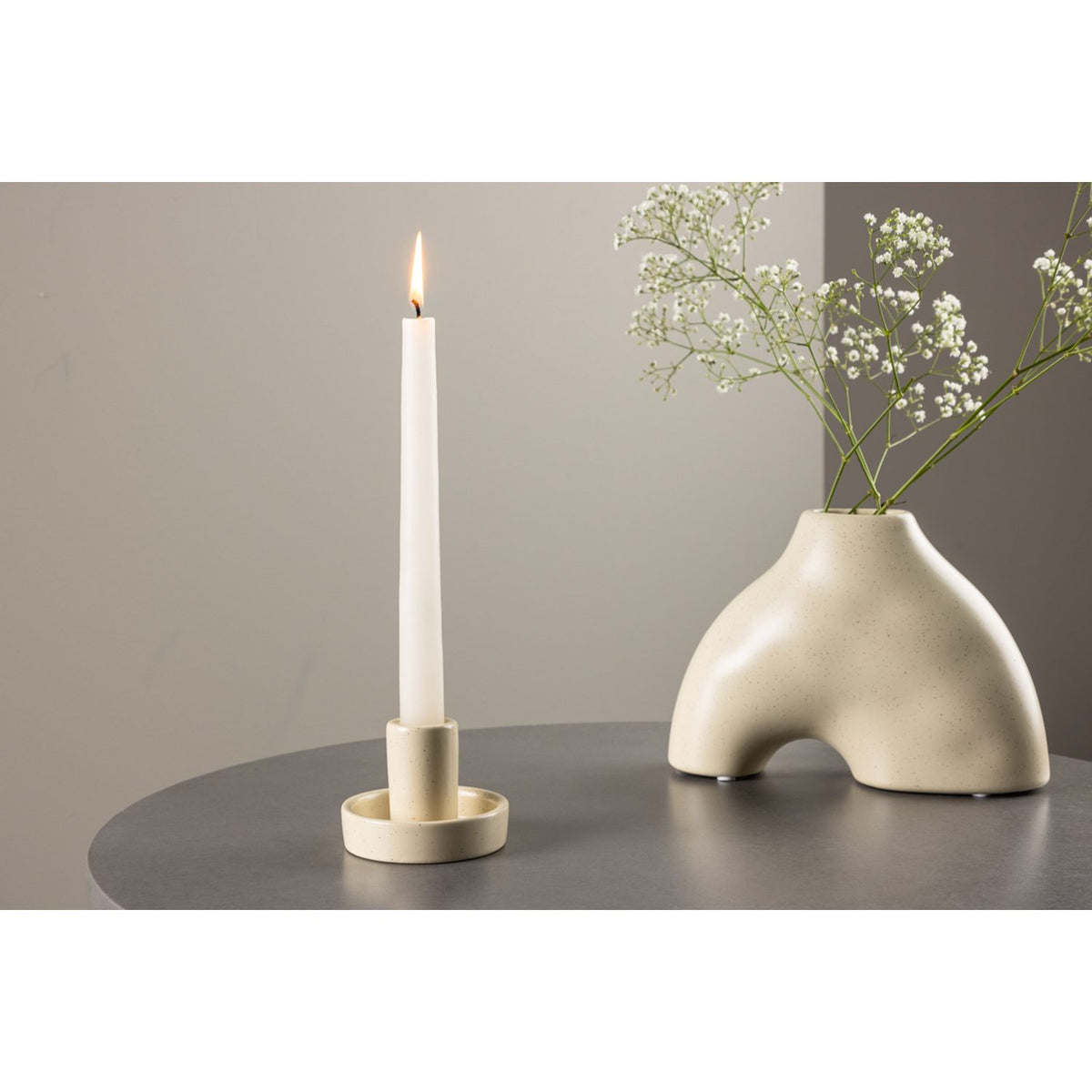 Ceco Ljusstake Beige