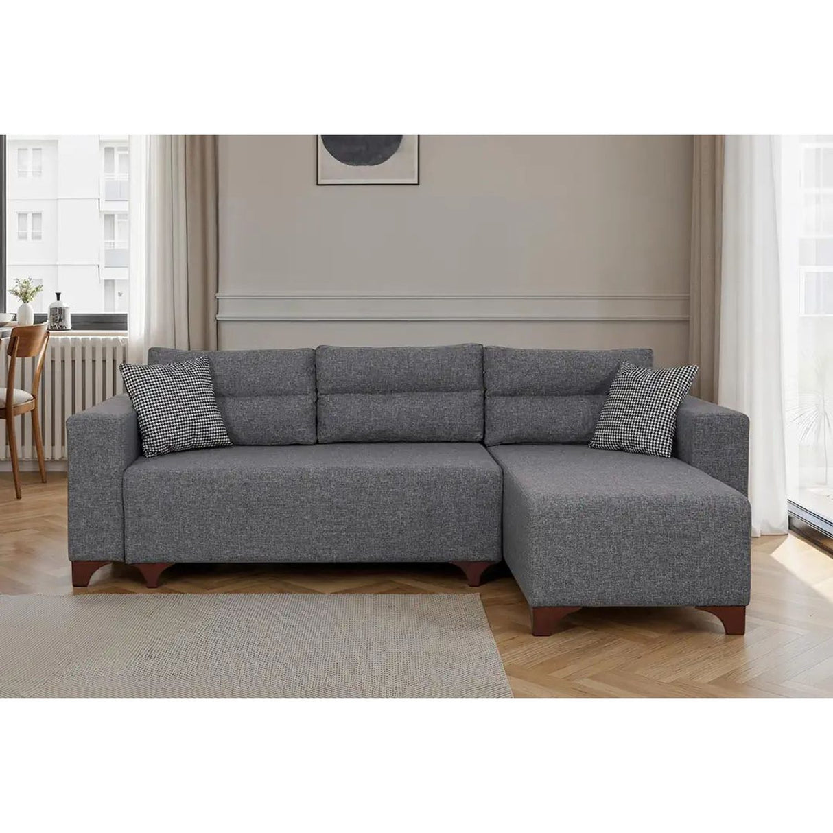 Dakar Mini (45 x 45 cm) Bäddsoffa, hörn Grå