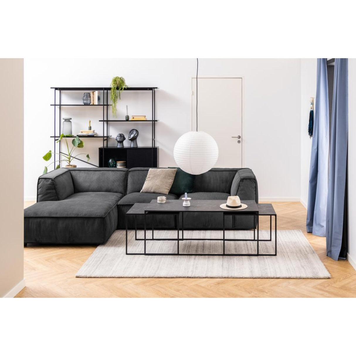 Tarbes Soffbord 120x60 cm Svart