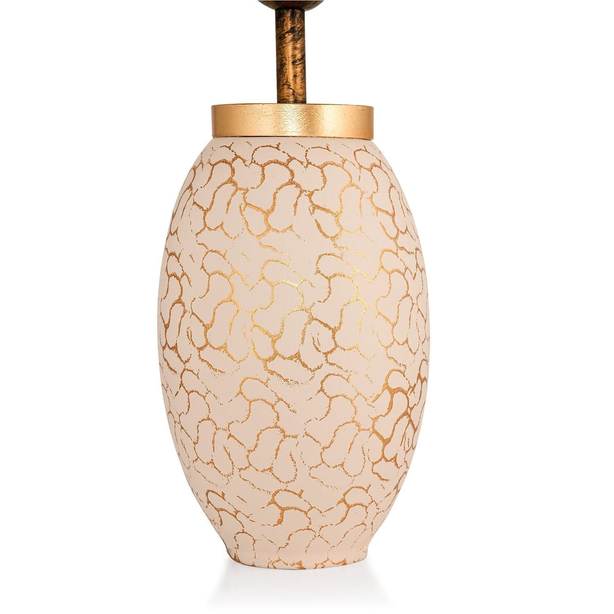 Nassau (40 x 30 x 40 cm) Creme Guld Bordslampa