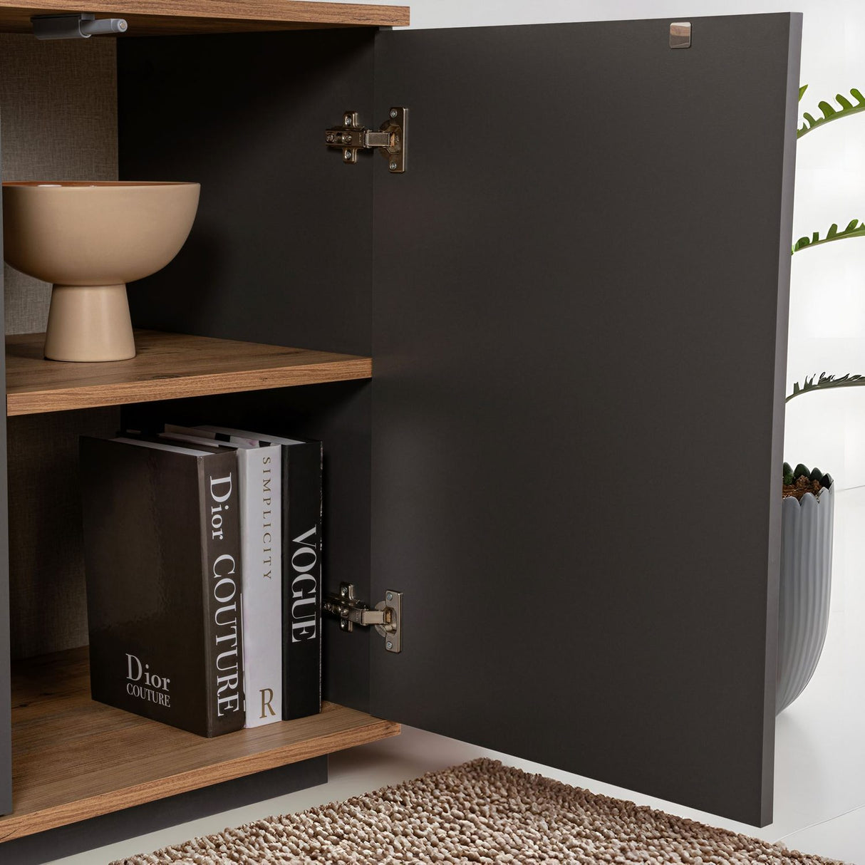 Asprilla Konsolbord Antracit / Atlantic Pine