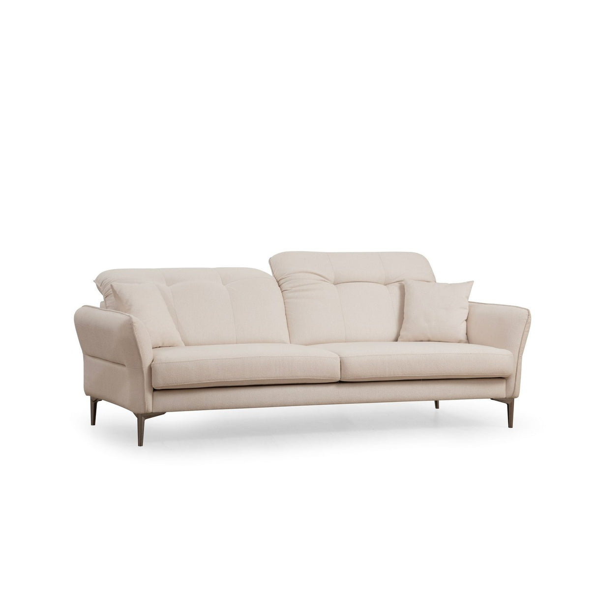 Muscat (230 x 100 x 96 cm) Vit 3-sitssoffa