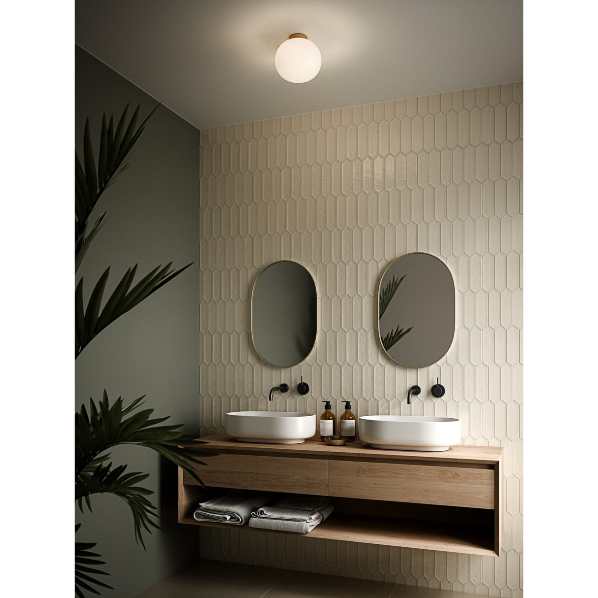 Alton Plafond Mässing