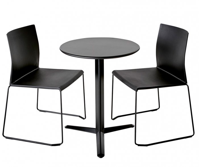 Arket Cafébord 60 cm Rund Black