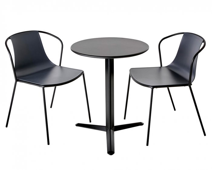Arket Cafébord 60 cm Rund Black