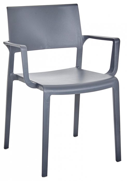 Arket Cafégrupp 60cm ink 2st Lilibet Karmstolar Grå