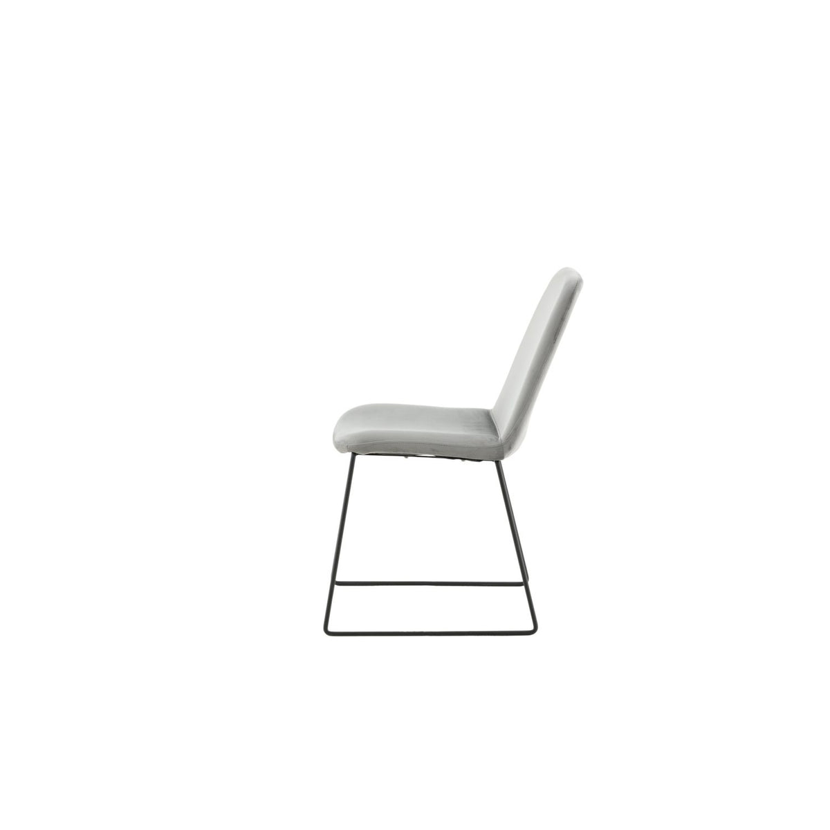 Muce Matstol Svart, Grå, Polyestersammet, 63 x 84 x 43
