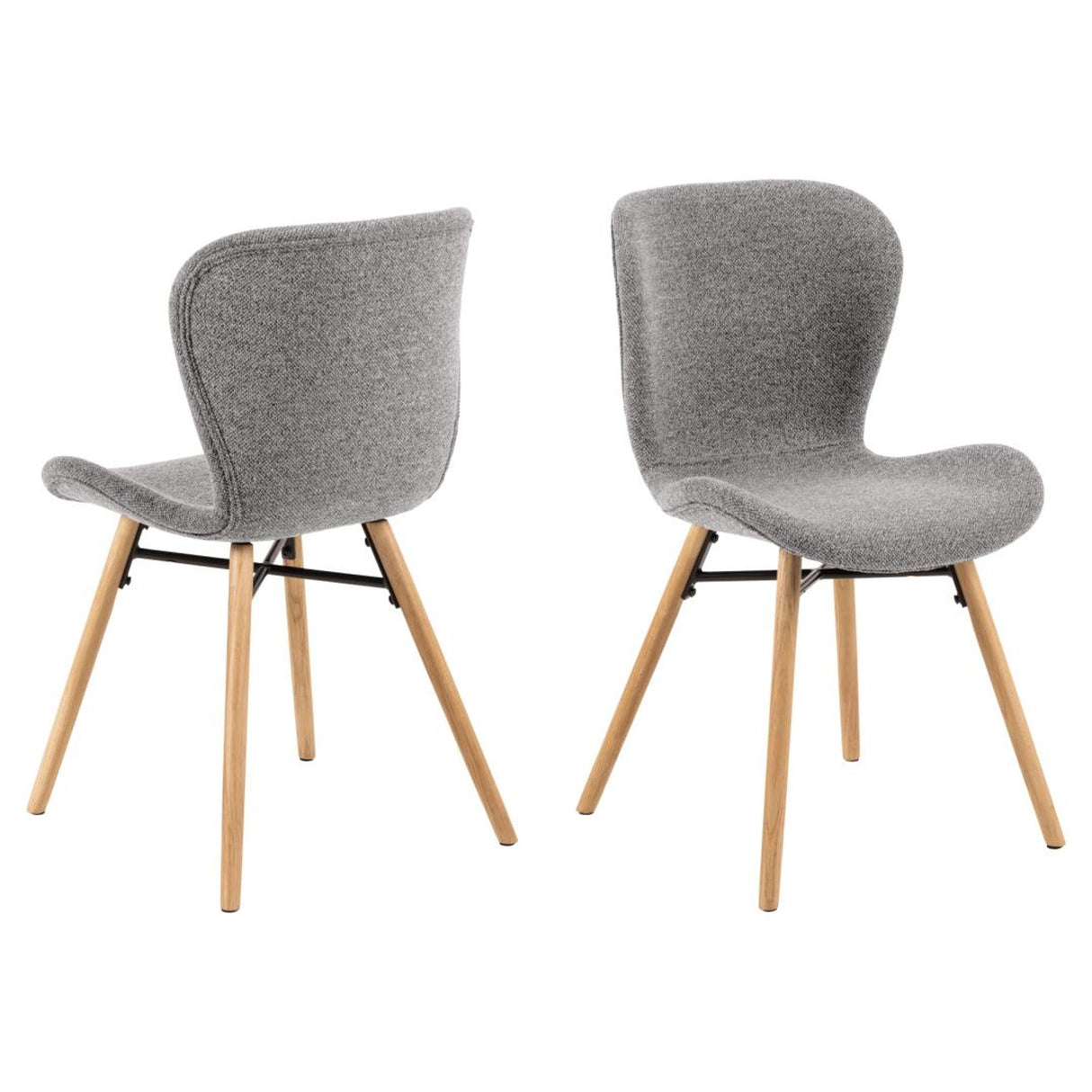 Sedan Matstol Monza tyg Grå