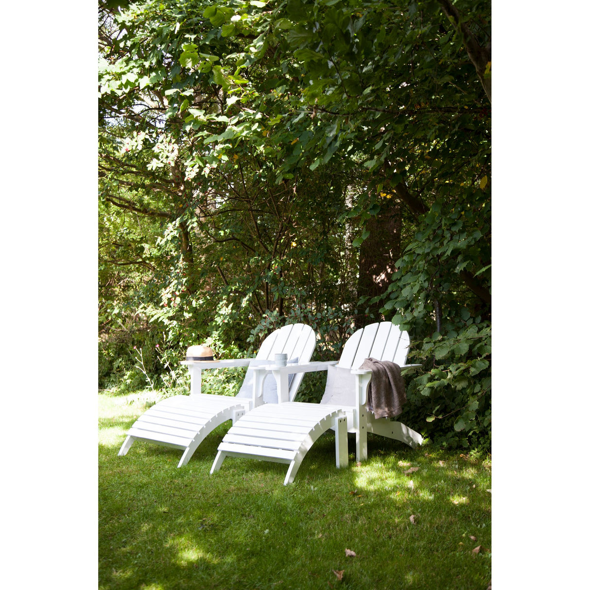 Adirondack Däckstol Vit