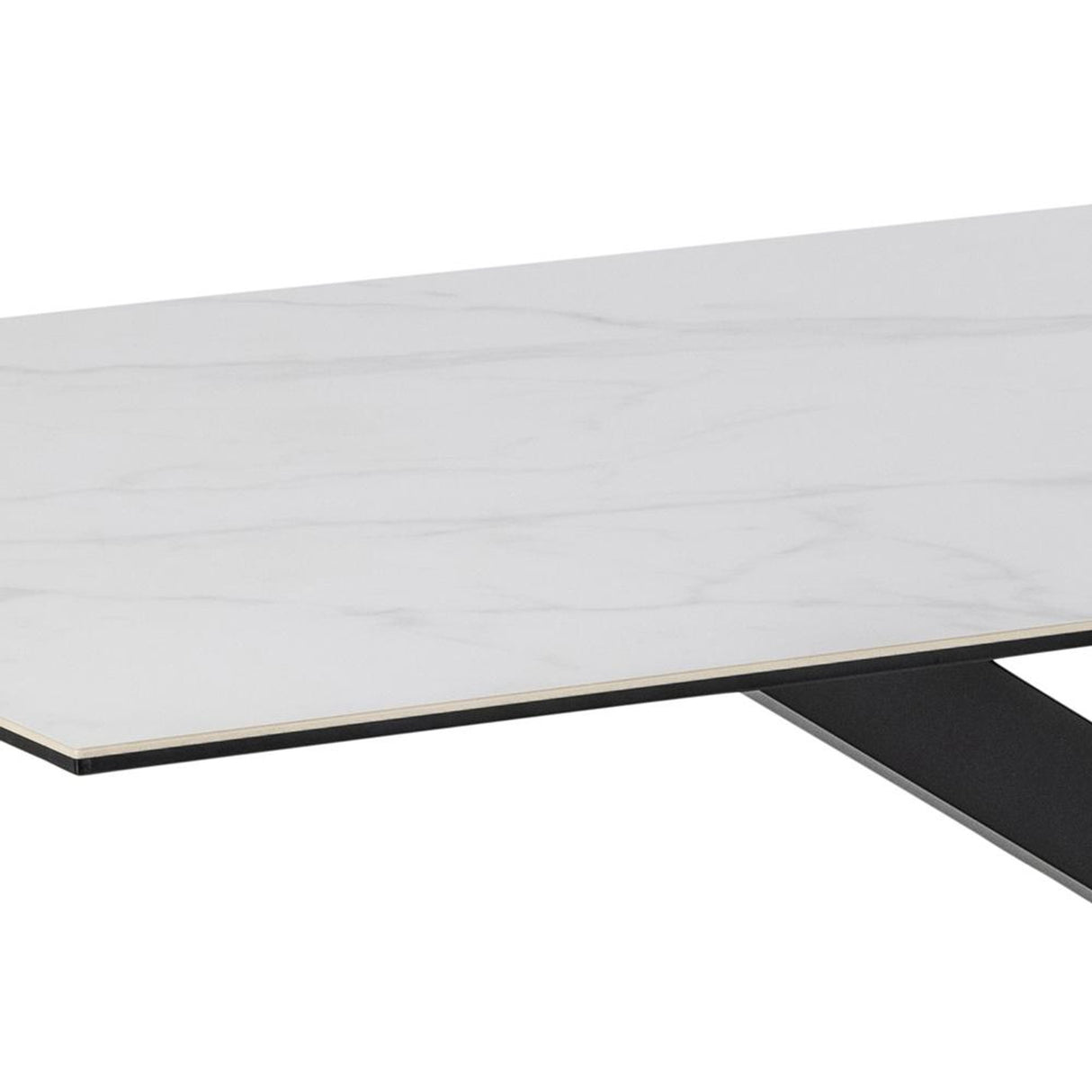 Verdun Matbord 200x100 cm Vitt Akranes