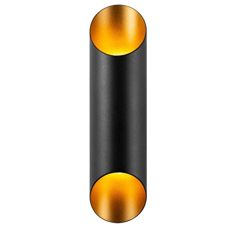 Carl Vägglampa Svart / Guld