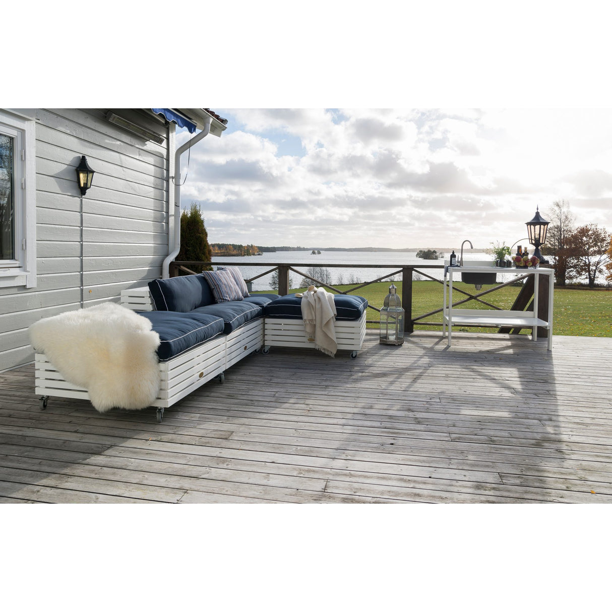 Bara Vara Utefåtölj Vit