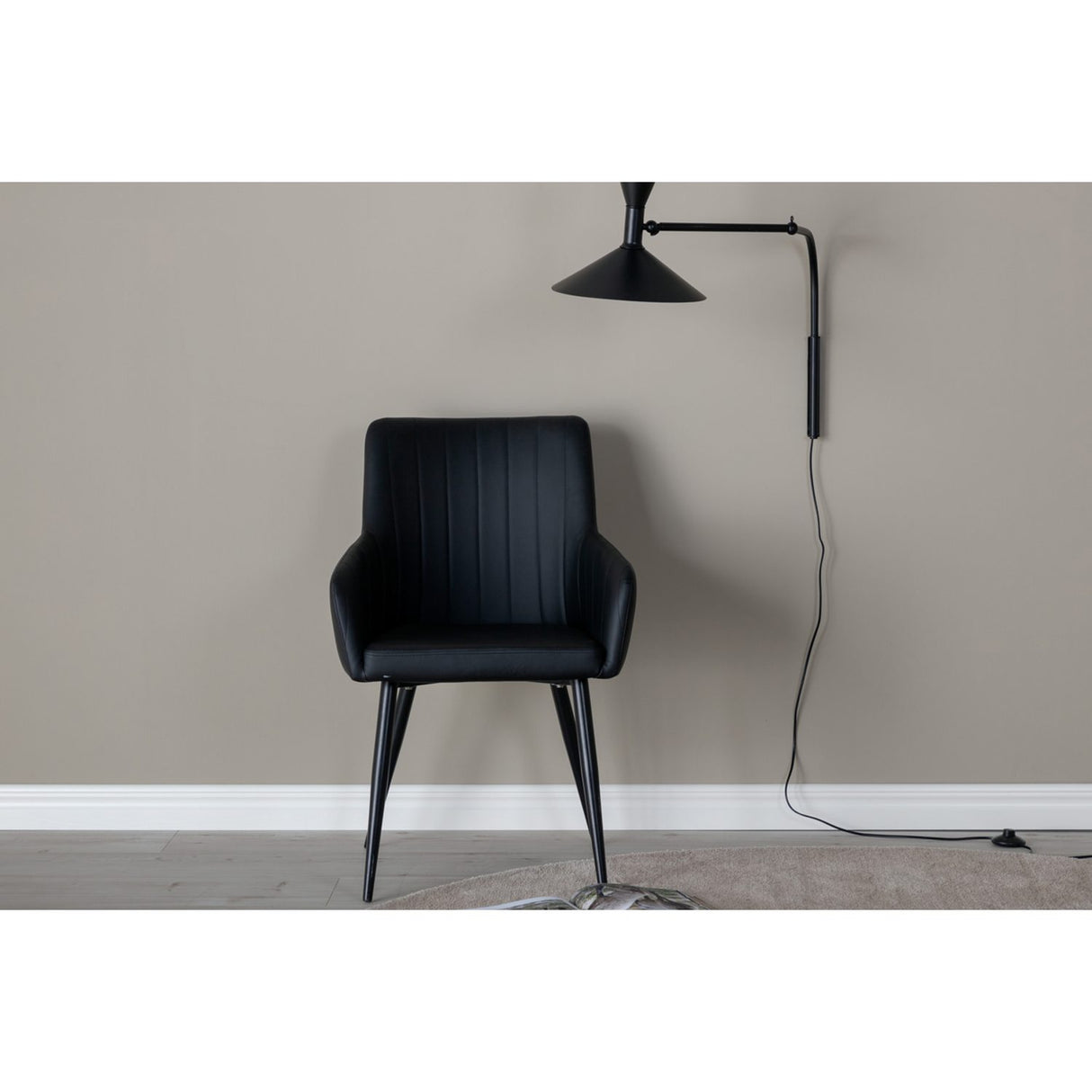 Comfort Matstol Svart, PU, 61 x 92 x 58