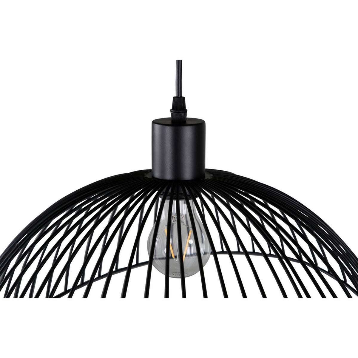 Elsa Taklampa Svart, 43 x 24 x 48