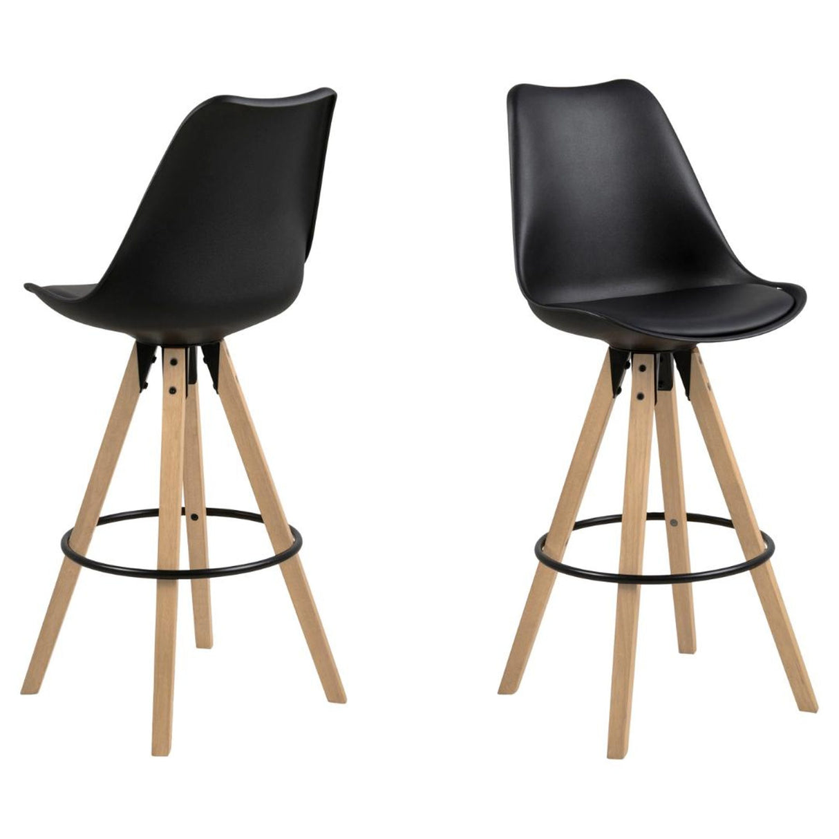 Sento Barstol PU Svart