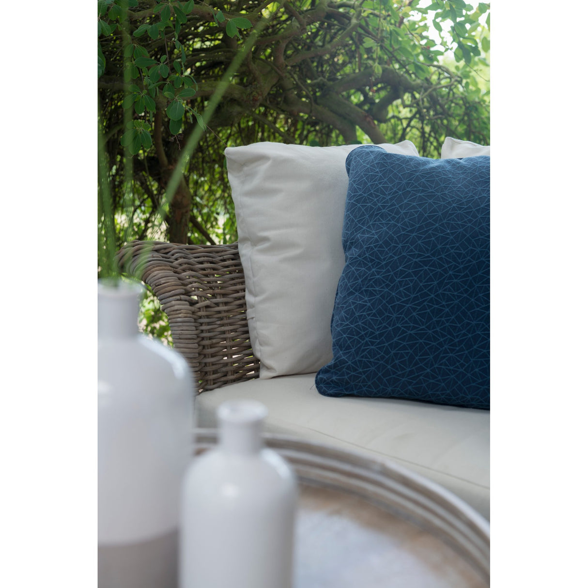 Edsklinta Utefåtölj Beige