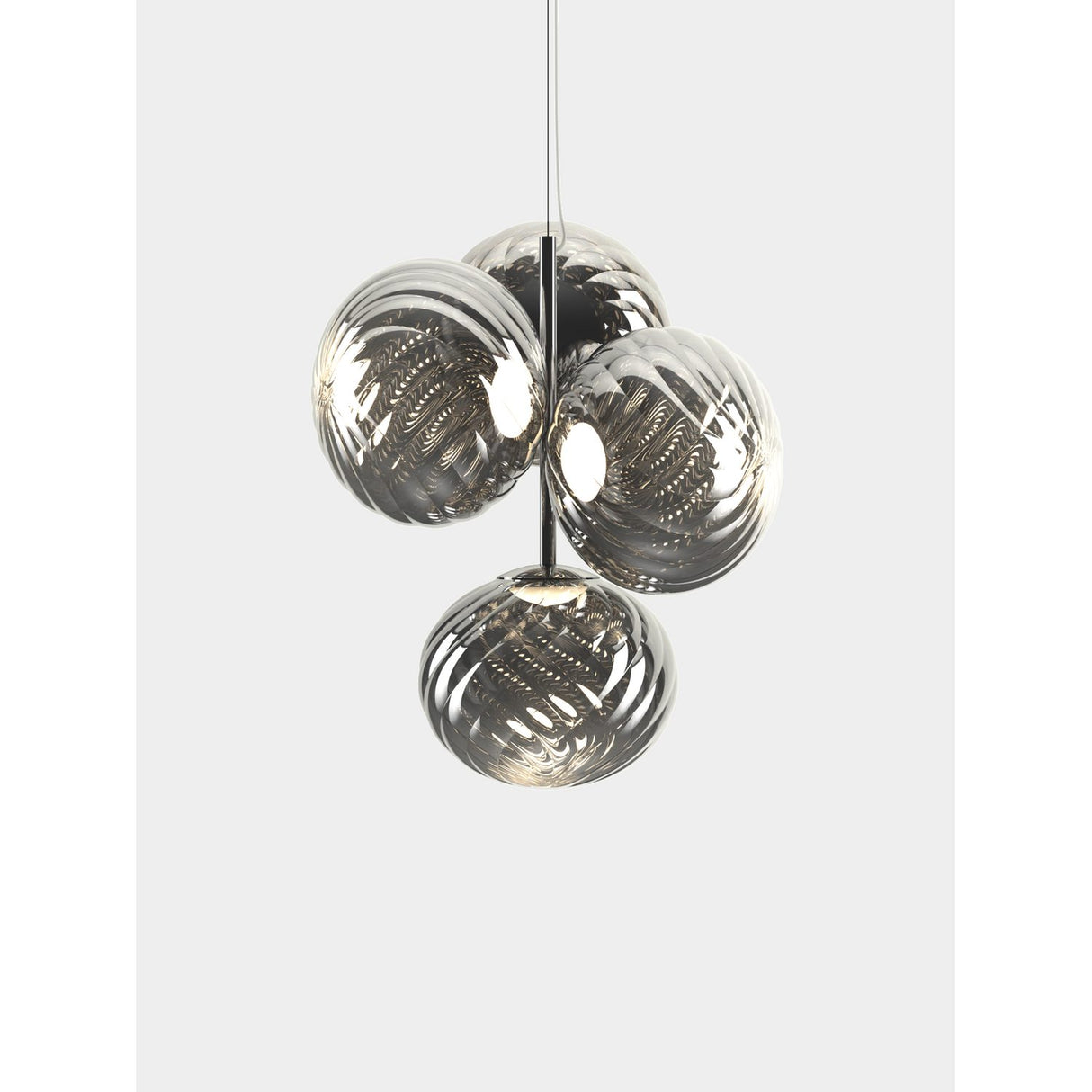 Whirl Ljuskrona Silver