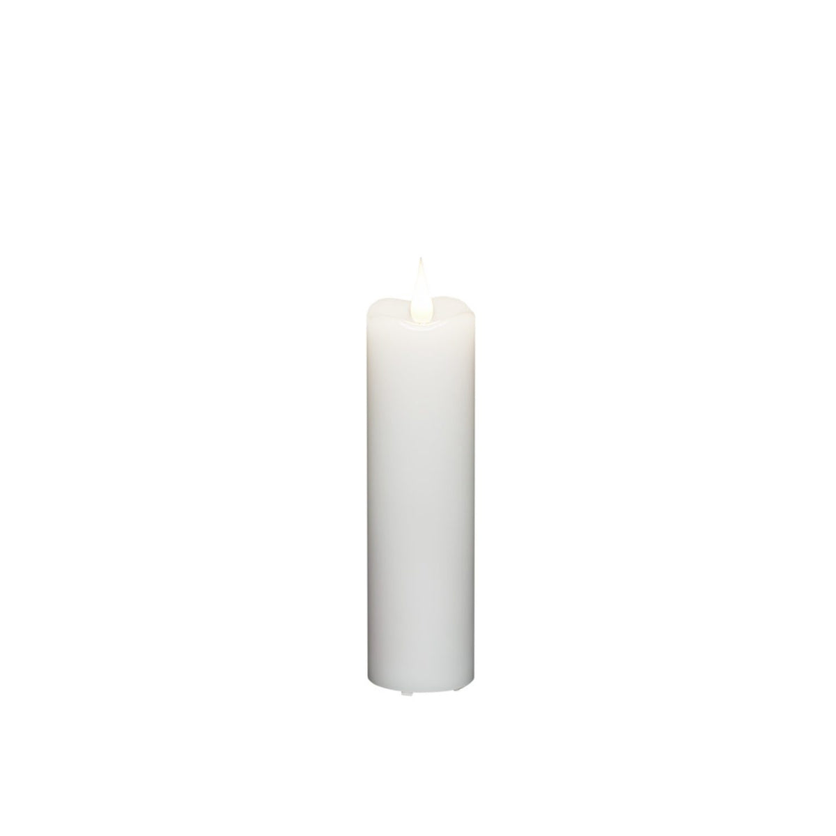 Vaxljus LED varmvit timer 4/8h 2xAA Dekorationsljus El 5x17,8 cm