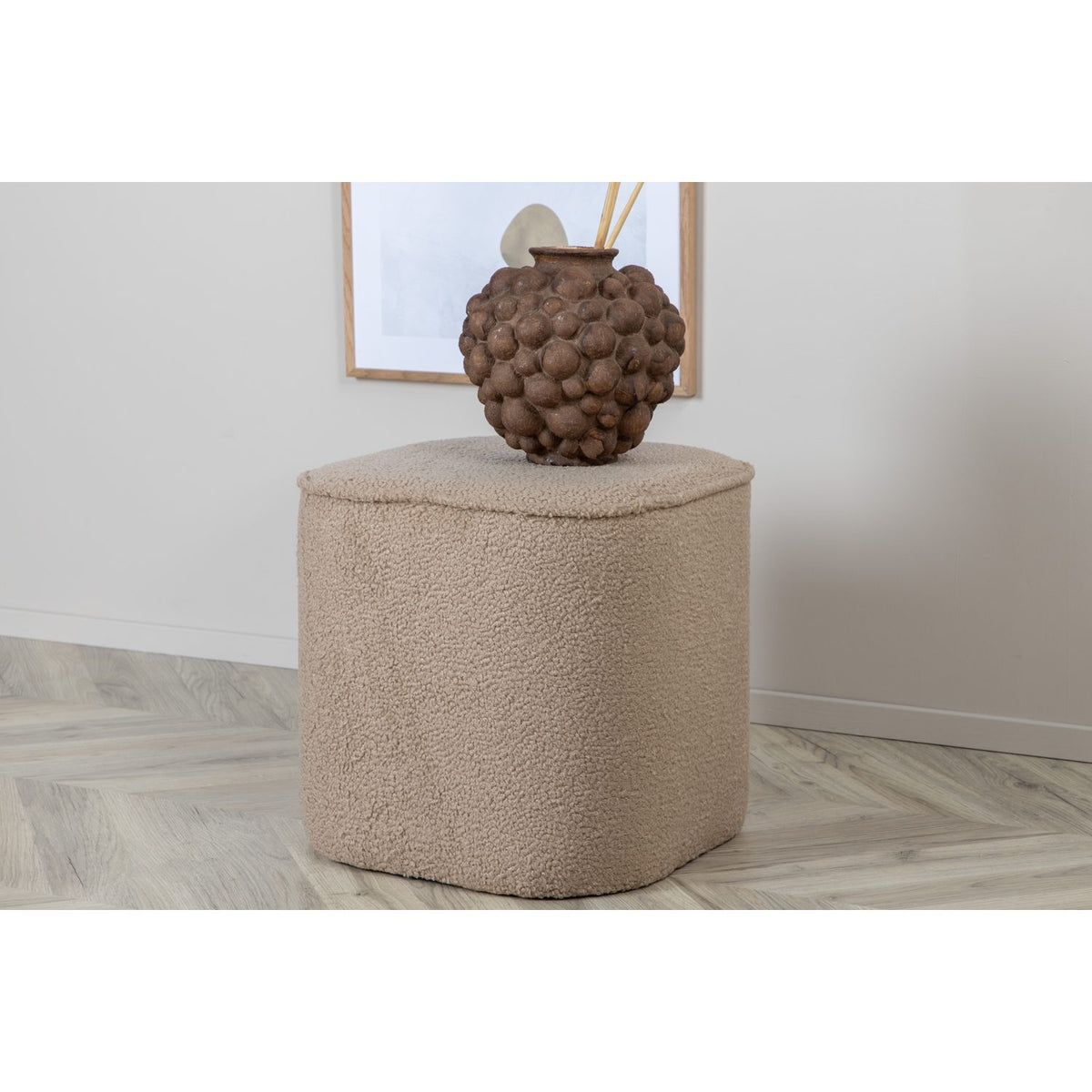 Piff Puff Beige, Polyester teddy
