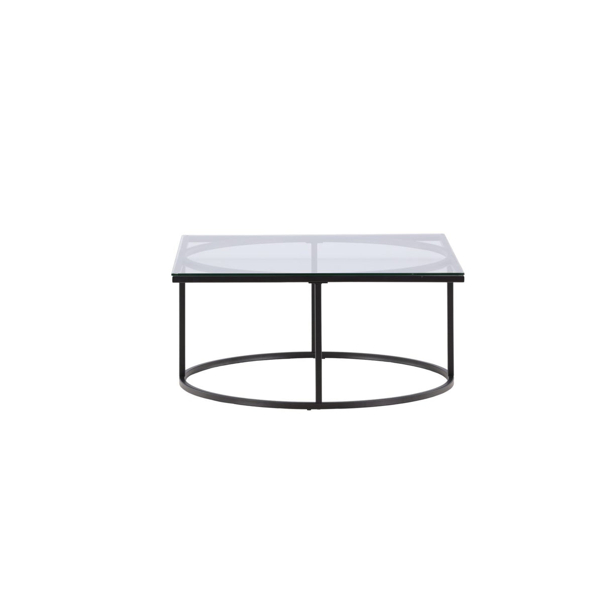 Skanör Soffbord Black, 90 x 90