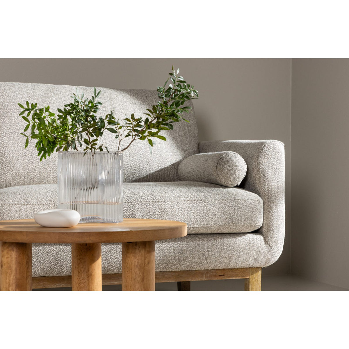 Olympos 3-sitssoffa Beige