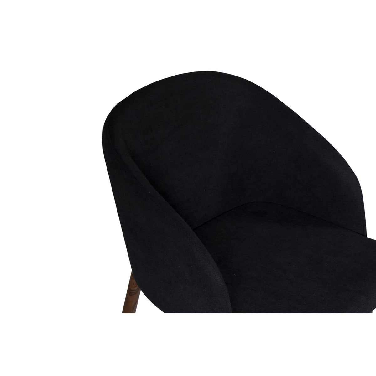 Båge Matstol Svart,Natur, Polyester, 55 x 83 x 49