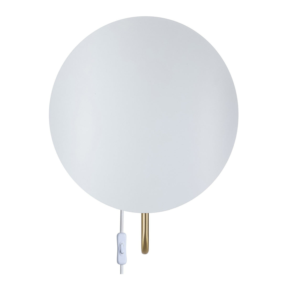 Spargo Vägglampa Vit/Mässing