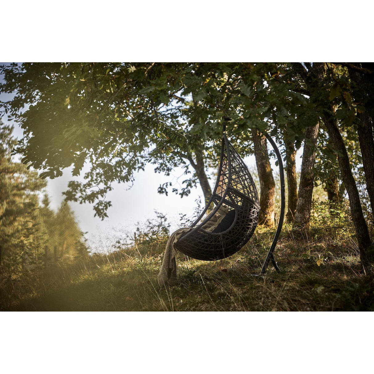 Droppen Vilfåtölj Grå