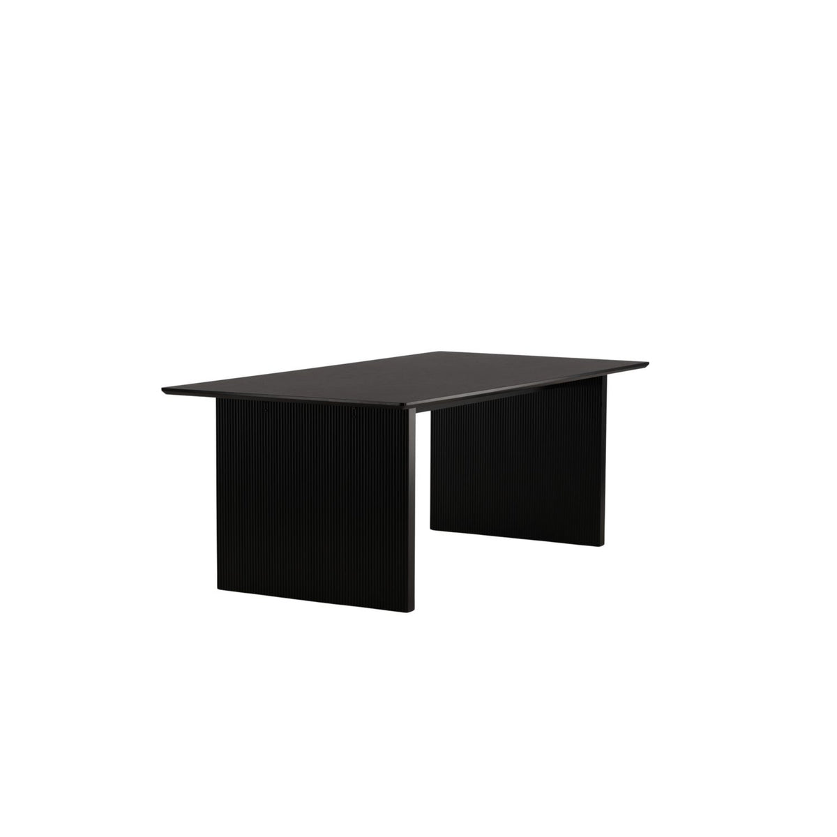 Vail Rektangulärt matbord Svart, MDF, 200 x 100