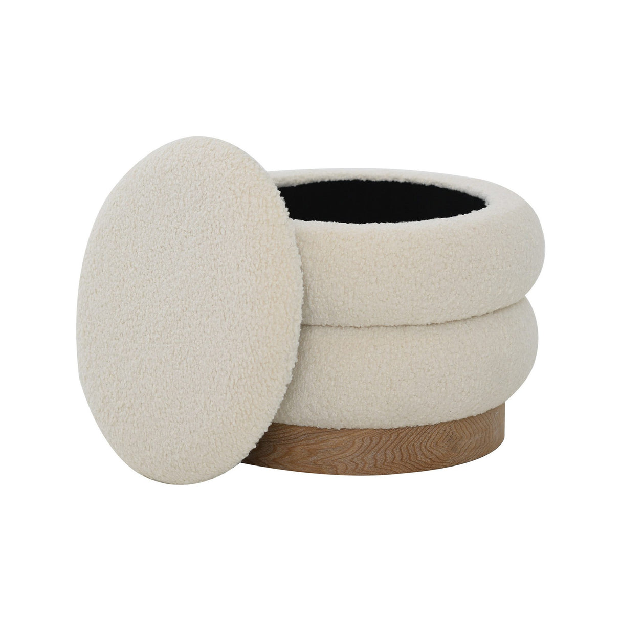 Tide Puff med Förvaring Beige